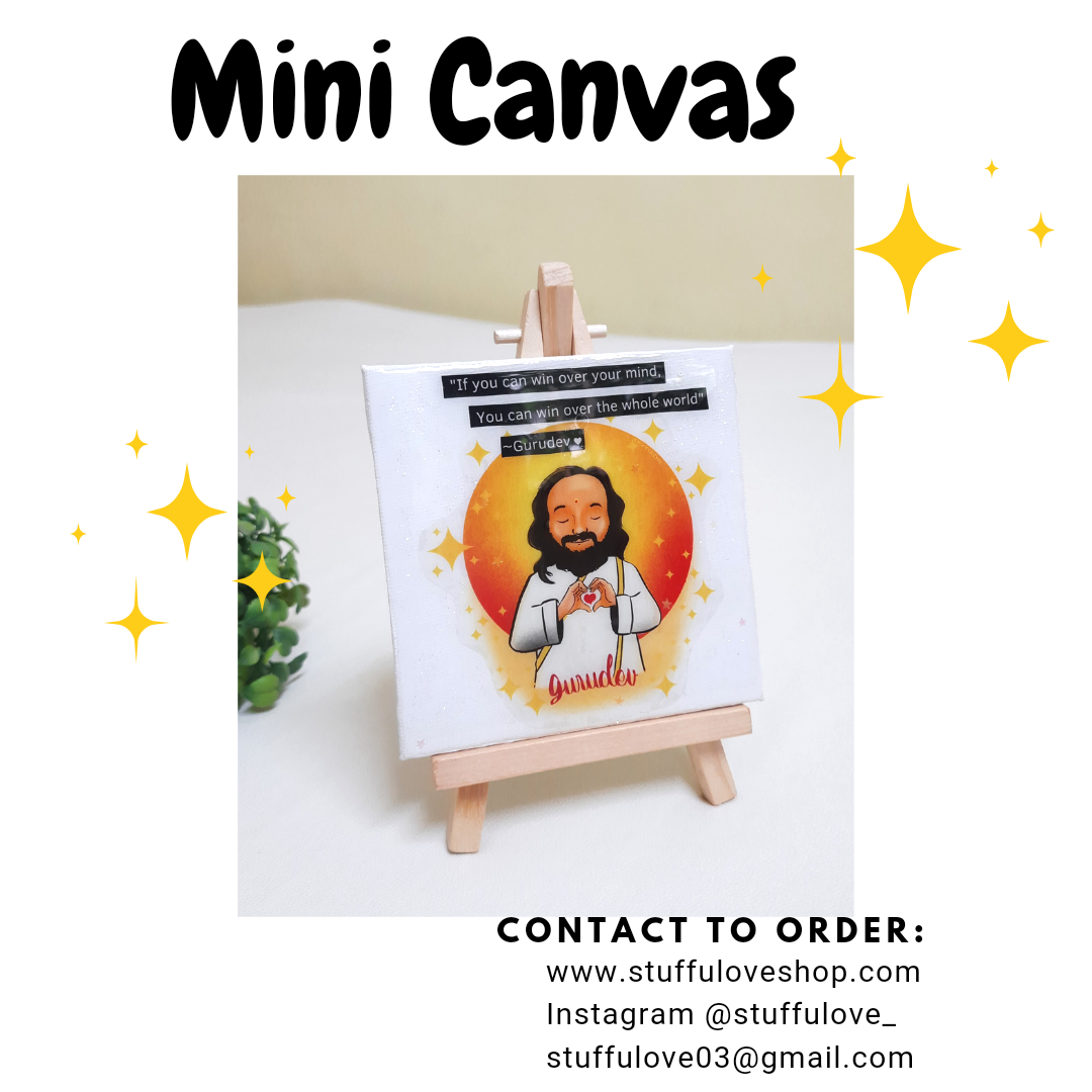 Gurudev Mini Canvas