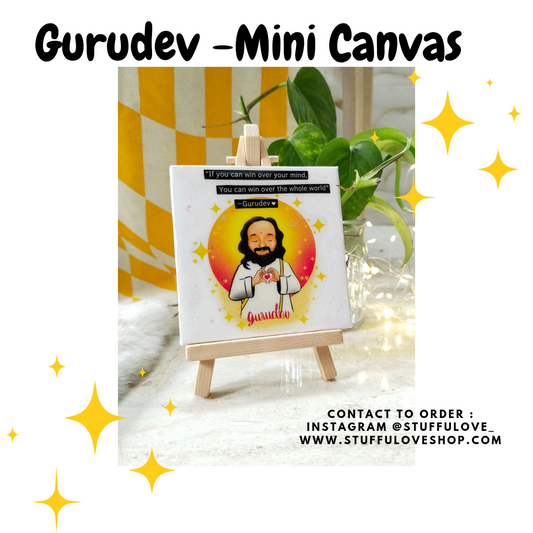 Gurudev Mini Canvas