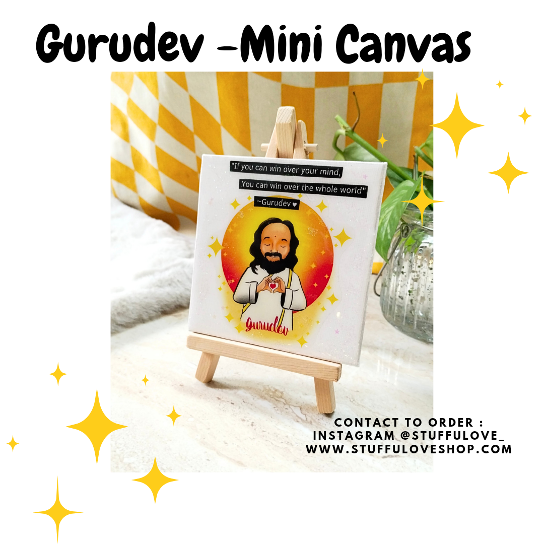 Gurudev Mini Canvas