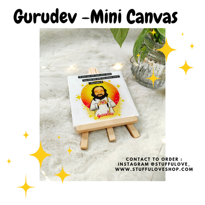 Gurudev Mini Canvas