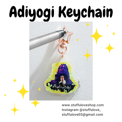 Sadhguru Adiyogi Acrylic Keychain